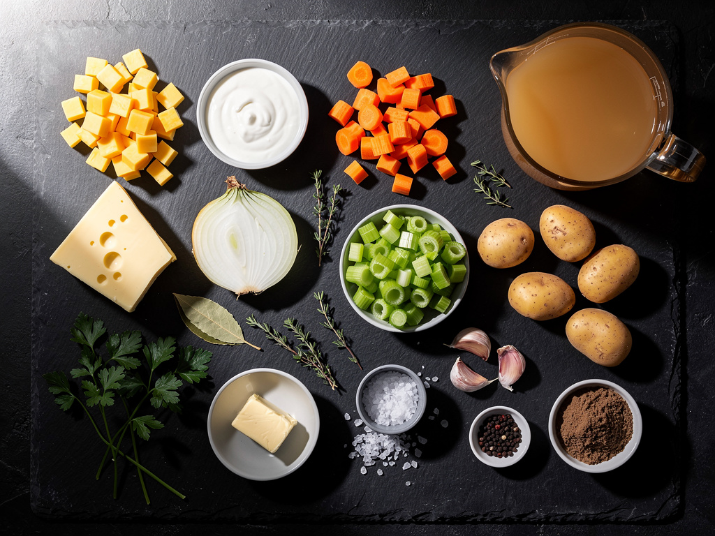 Fresh ingredients gathered and ready for this recipe.
