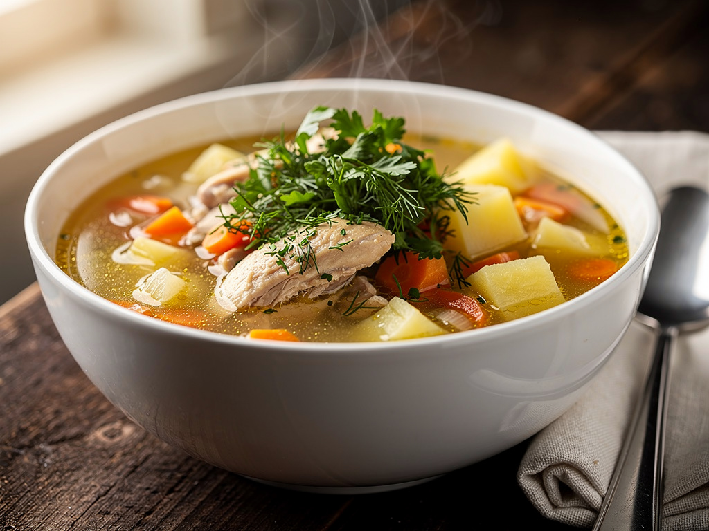 Chicken Soup with Potatoes