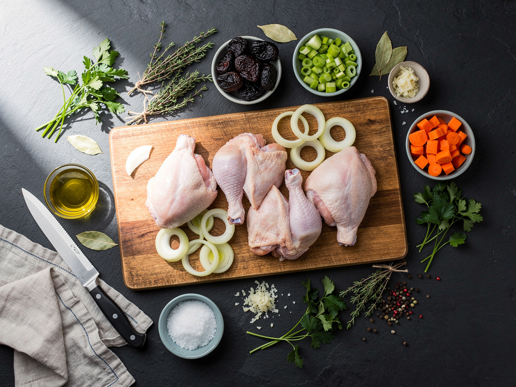 Fresh ingredients gathered and ready for this recipe.
