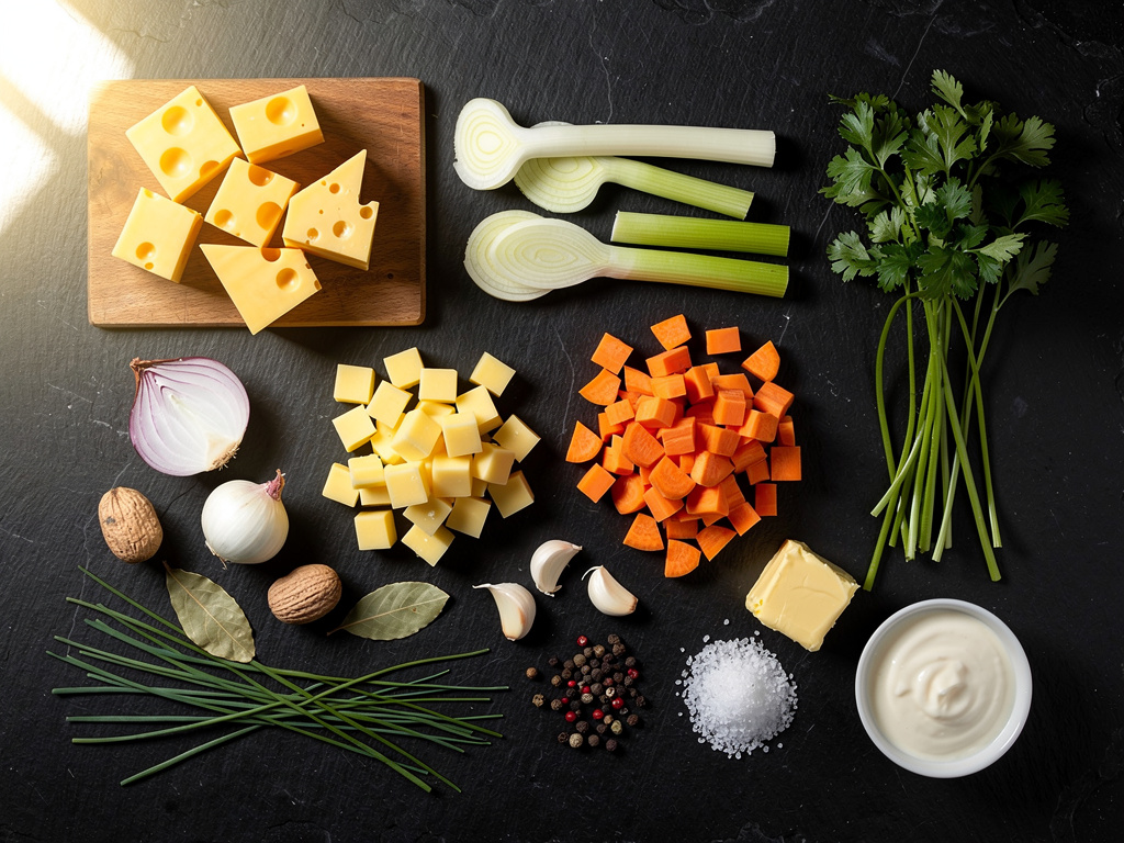 Fresh ingredients gathered and ready for this recipe.