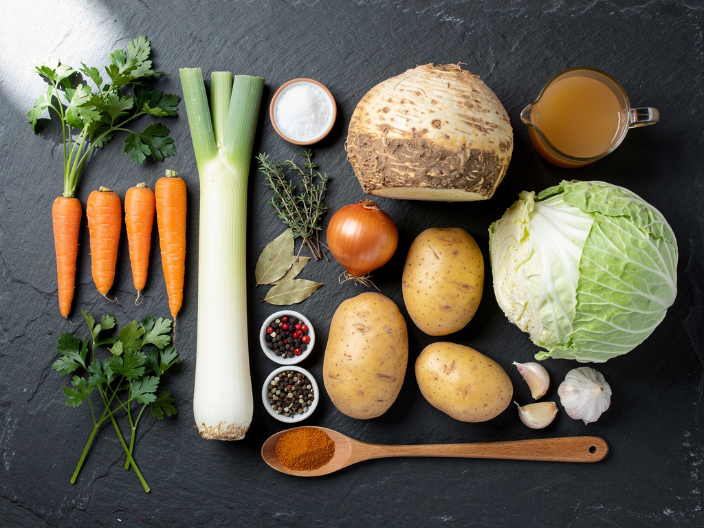Fresh ingredients gathered and ready for this recipe.