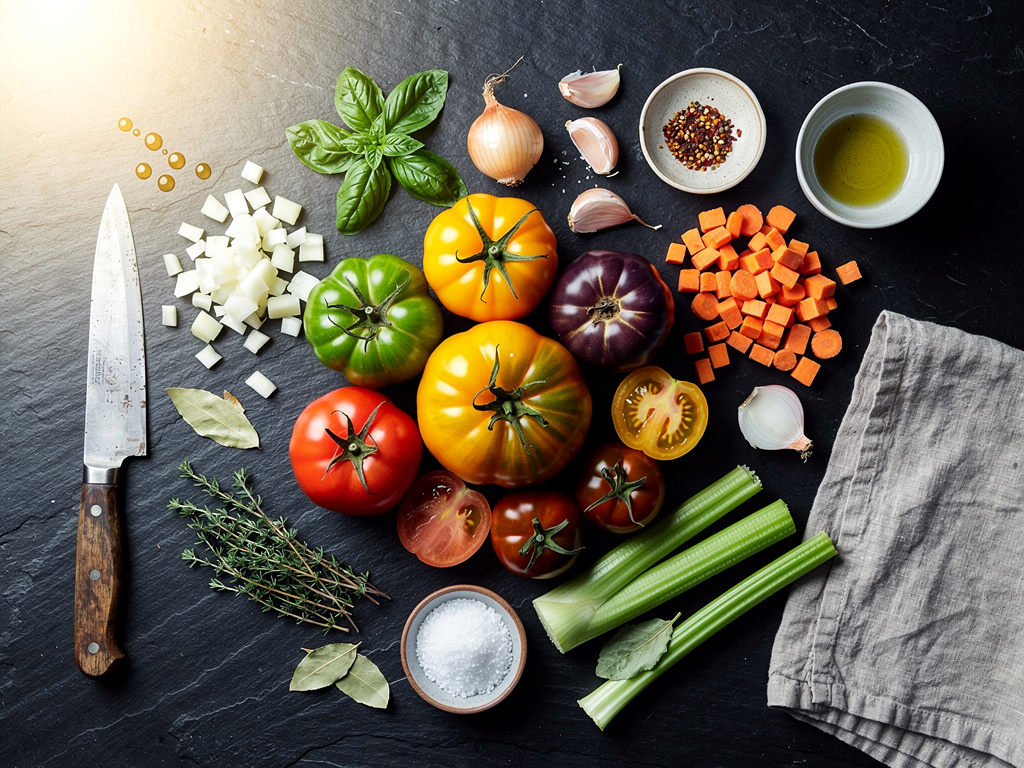Fresh ingredients gathered and ready for this recipe.