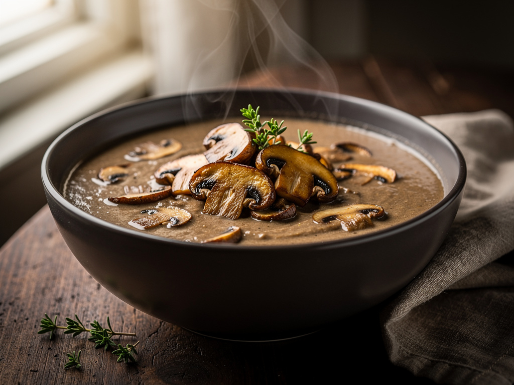 Instant Pot Mushroom Soup