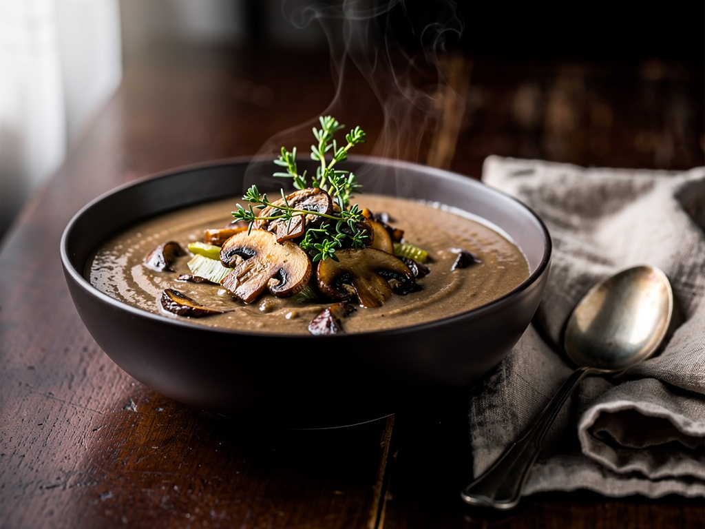 Mushroom Leek Soup