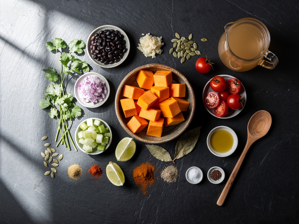 Fresh ingredients gathered and ready for this recipe.
