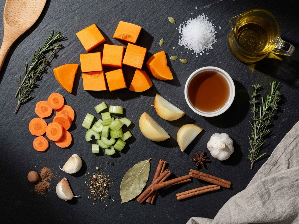 Fresh ingredients gathered and ready for this recipe.